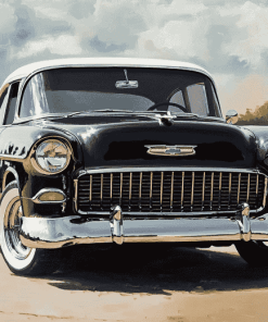 1955 Chevrolet Classic Car Diamond Painting