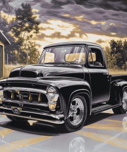 1955 Ford Pickup Classic Diamond Painting