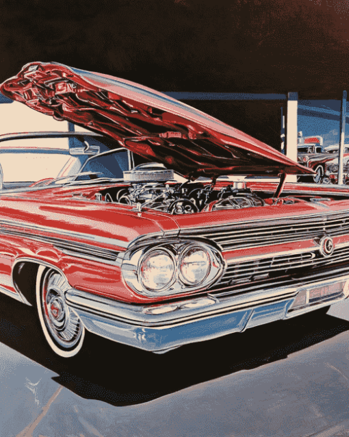 1962 Buick Vintage Cars Diamond Painting