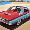 1963 Thunderbird Classic Car Diamond Painting