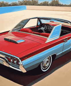 1963 Thunderbird Classic Car Diamond Painting