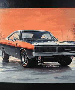 1968 Dodge Charger Classic Diamond Painting