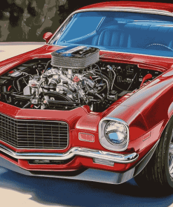 1970 Chevrolet Camaro Z28 Engines Diamond Painting