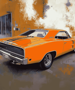 1970 Super Bee Muscle Car Diamond Painting