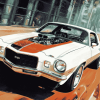 1972 Camaro Car Art Diamond Painting