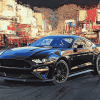 2018 GT Mustang Black Diamond Painting