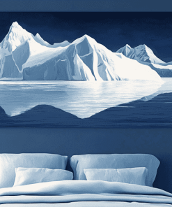 "Antarctica Icebergs Landscape Diamond Painting"