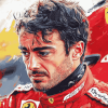 "Charles Leclerc Legendary Racing Diamond Painting"