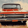 61 Impala Classic Car Diamond Painting