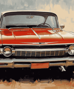 61 Impala Classic Car Diamond Painting