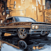 68 Chevy Impala Engines Diamond Painting