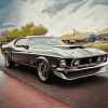 72 Mustang Classic Car Diamond Painting