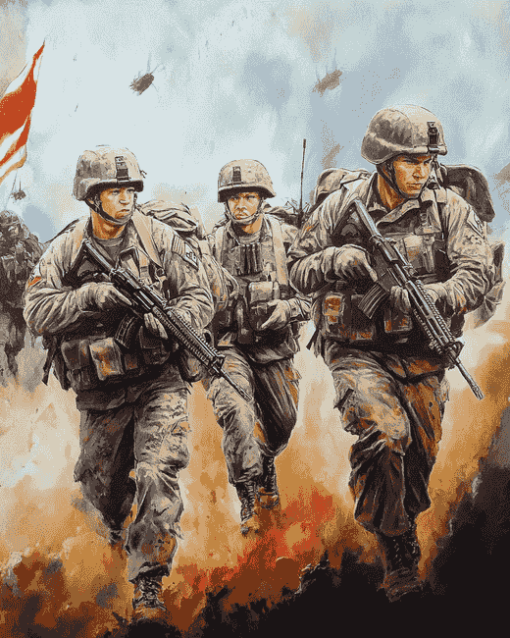 82nd Airborne Military Diamond Painting