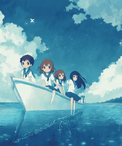 A Lull In The Sea Anime Diamond Painting