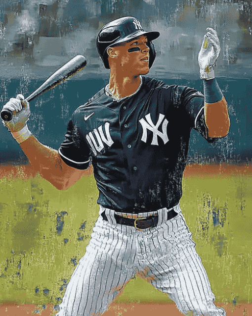 Aaron Judge Baseball Diamond Painting