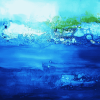 Abstract Blue Ocean Diamond Painting