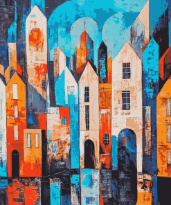 Abstract Buildings Diamond Painting