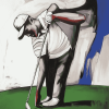 Abstract Golf Player Diamond Painting