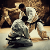 Abstract Jiu Jitsu Diamond Painting