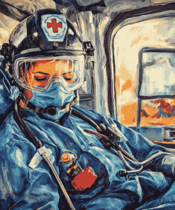 Abstract Paramedic Art Diamond Painting