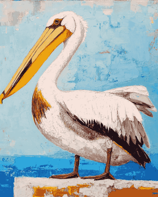 Abstract Pelican Diamond Painting