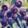 Abstract Purple Gum Nuts Diamond Painting