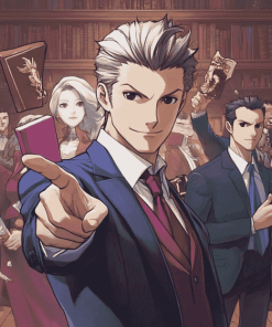 Ace Attorney Anime Series Diamond Painting