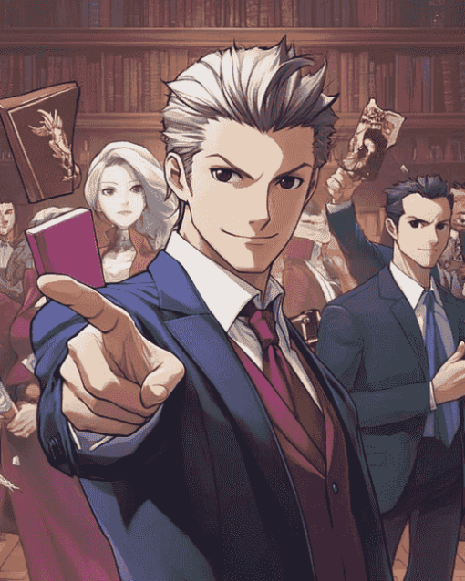 Ace Attorney Anime Series Diamond Painting