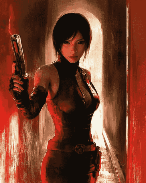 Ada Wong Resident Evil Character Diamond Painting