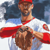 Adam Wainwright Baseball Legend Diamond Painting