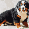 Adorable Bernese Mountain Puppies Diamond Painting