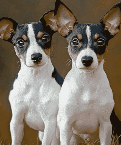 Adorable Rat Terriers Puppies Diamond Painting