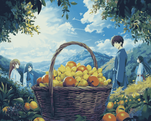 Aesthetic Anime Fruits Basket Diamond Painting