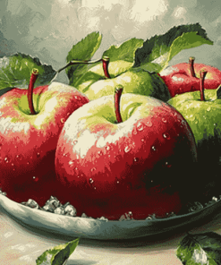 Aesthetic Apple Fruit Diamond Painting