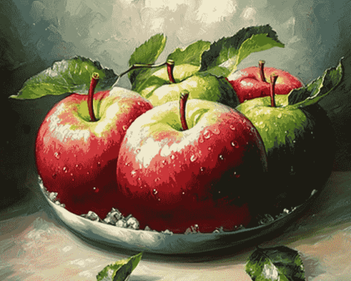 Aesthetic Apple Fruit Diamond Painting