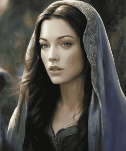 Aesthetic Arwen Lord of the Rings Diamond Painting