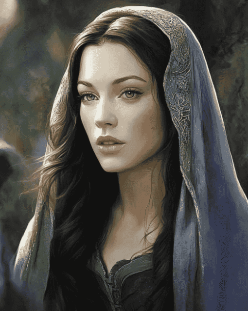 Aesthetic Arwen Lord of the Rings Diamond Painting