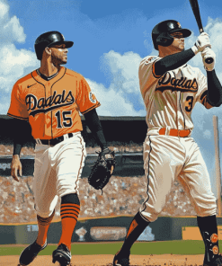 Aesthetic Baltimore Orioles Diamond Painting