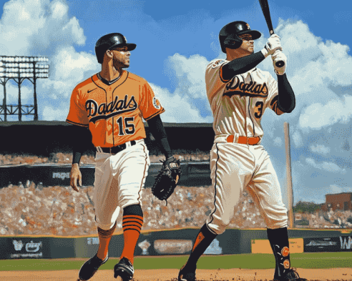 Aesthetic Baltimore Orioles Diamond Painting