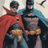 Aesthetic Batman and Robin Diamond Painting