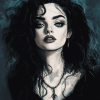 Aesthetic Bellatrix Lestrange Diamond Painting