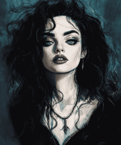 Aesthetic Bellatrix Lestrange Diamond Painting