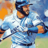 Aesthetic Blue Jays Kevin Kiermaier Diamond Painting