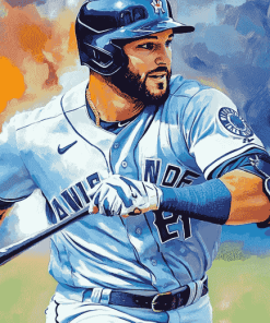 Aesthetic Blue Jays Kevin Kiermaier Diamond Painting