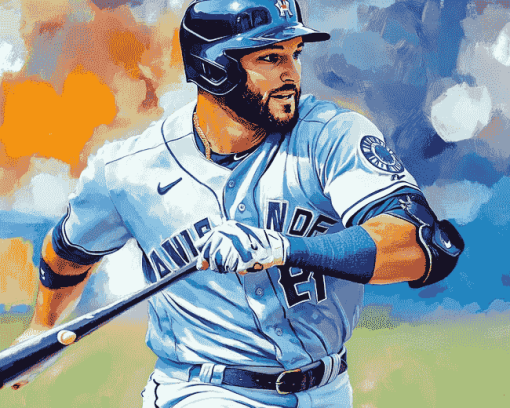 Aesthetic Blue Jays Kevin Kiermaier Diamond Painting