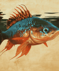 Aesthetic Bluegill Diamond Painting