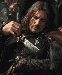 Aesthetic Boromir Fantasy Diamond Painting