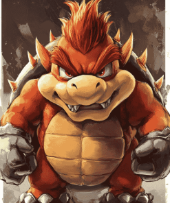 Aesthetic Bowser Animation Diamond Painting