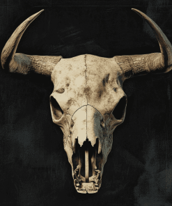 Aesthetic Bull Skull Diamond Painting