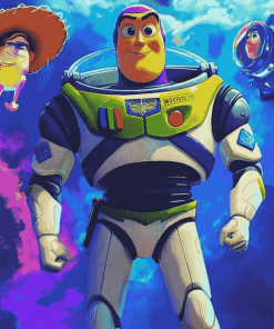 Aesthetic Buzz Lightyear Fantasy Diamond Painting